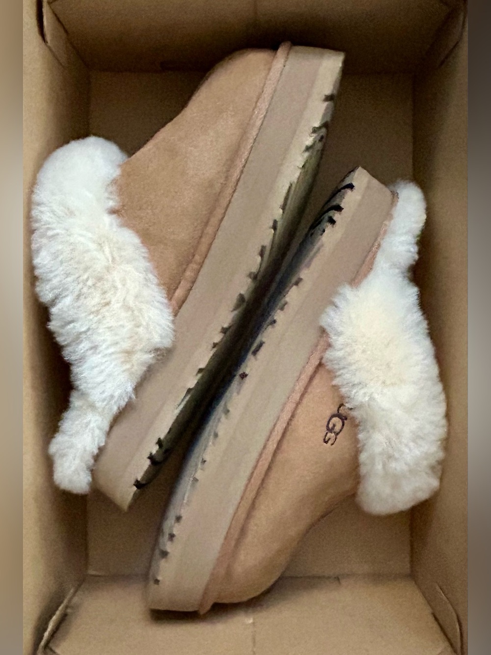 UGG Women's Disquette Slippers Chestnut - Picture 4 of 7